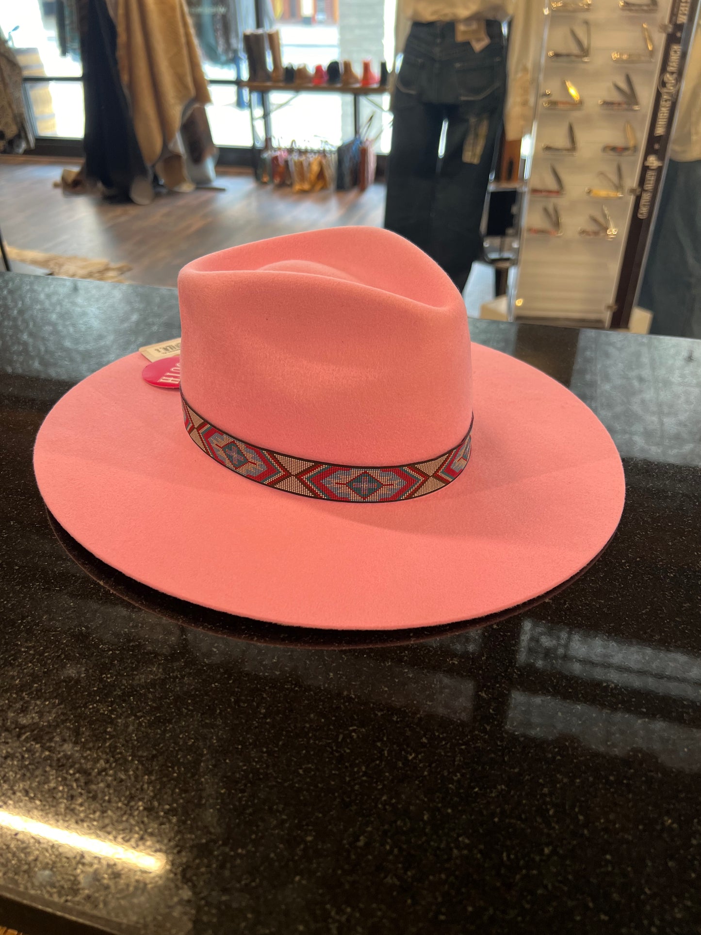 Youth Twister Pink Flat Brim Hat