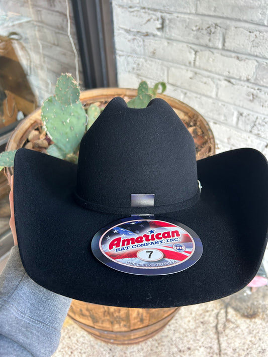 American Hat Co FGF7X Black Hat