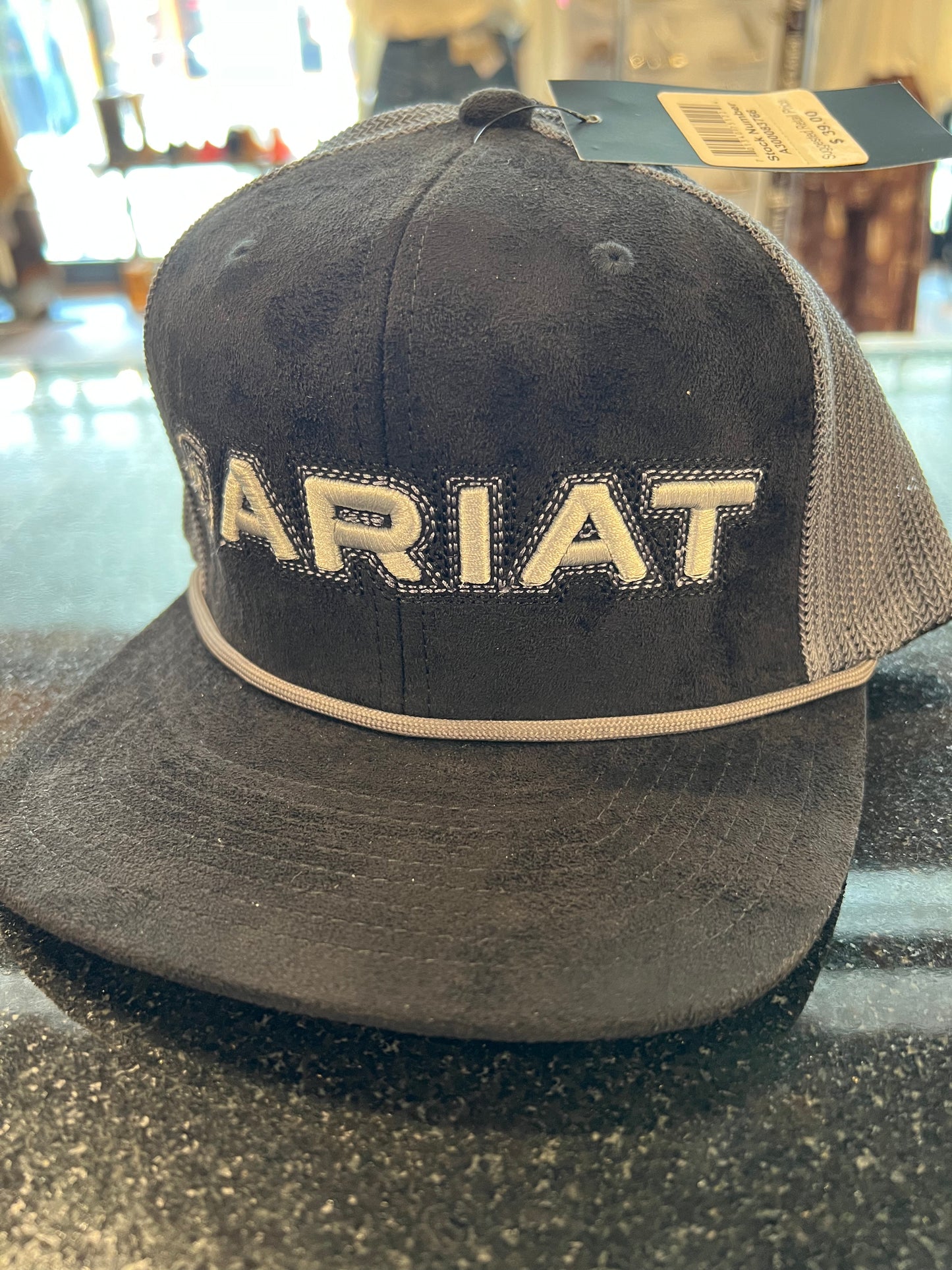 Ariat Black Suede Hat