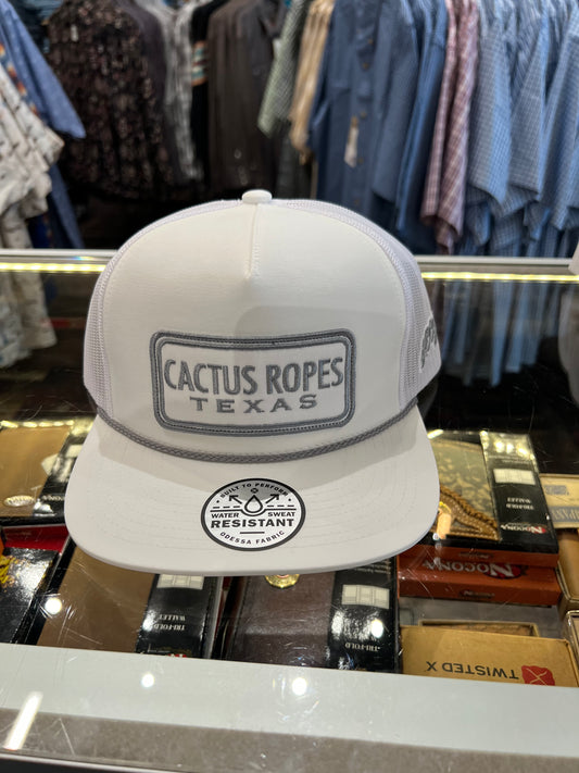 White/silver Cactus Ropes hat