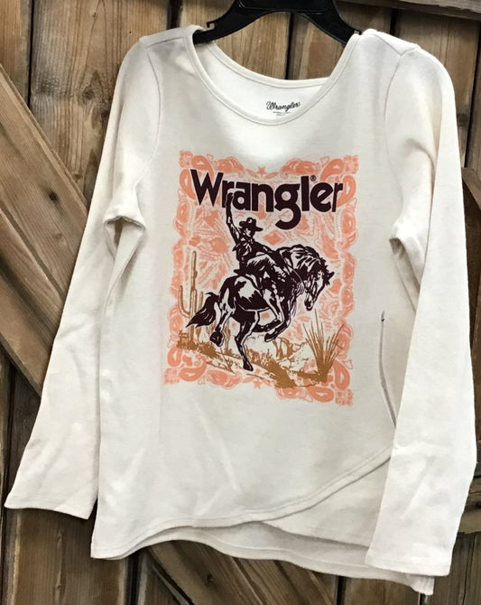 Wrangler Buckin Horse Girls T-Shirt