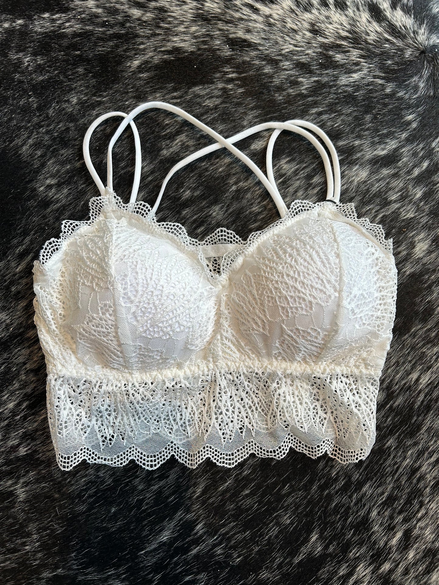 Lace Double Strap Bralette