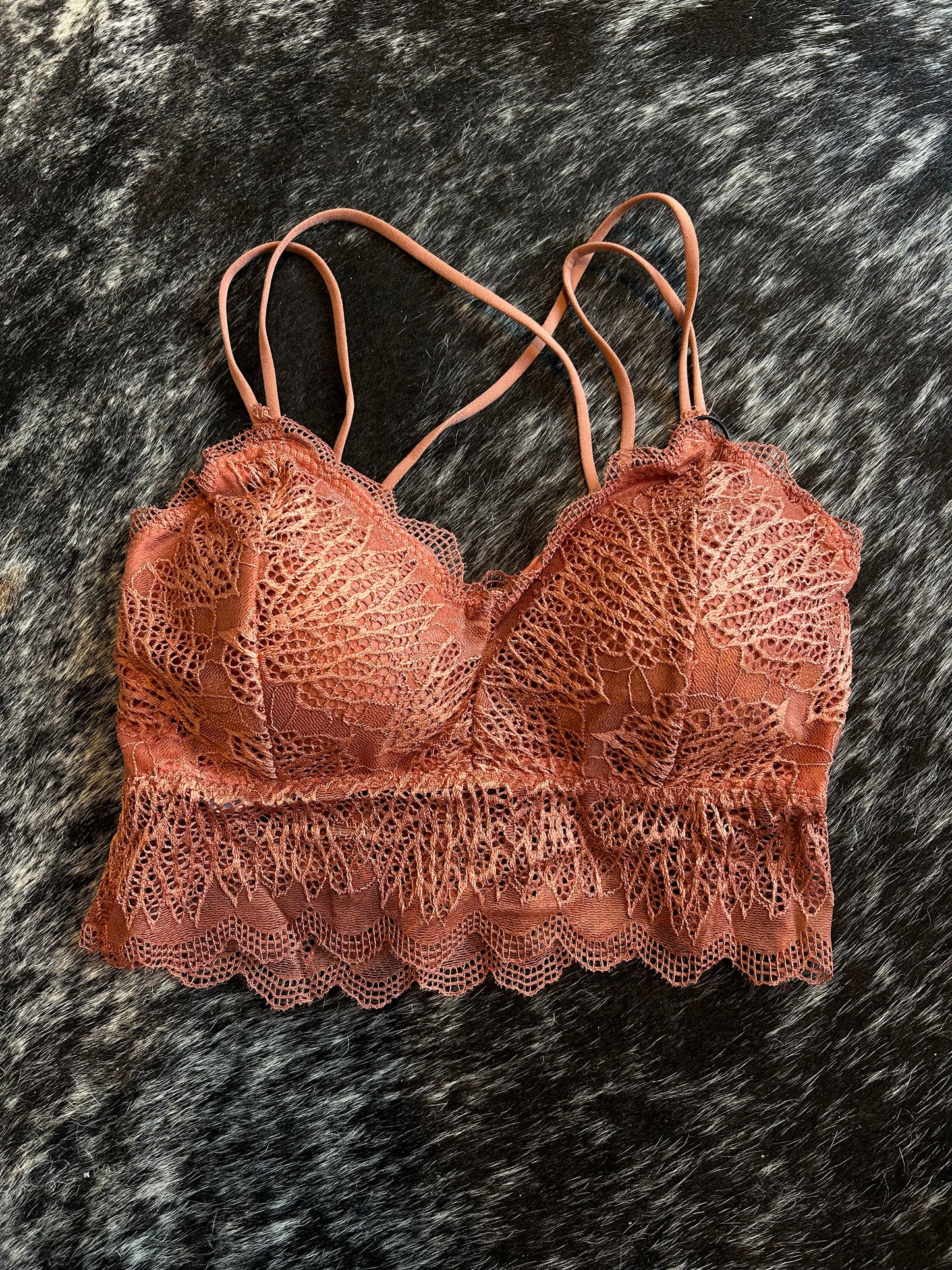 Lace Double Strap Bralette