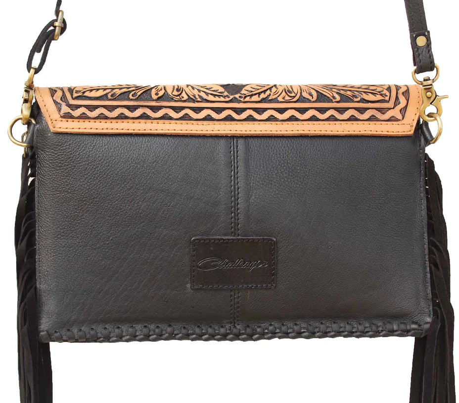 Tooled leather crossbody purse – Wiseman’s Western