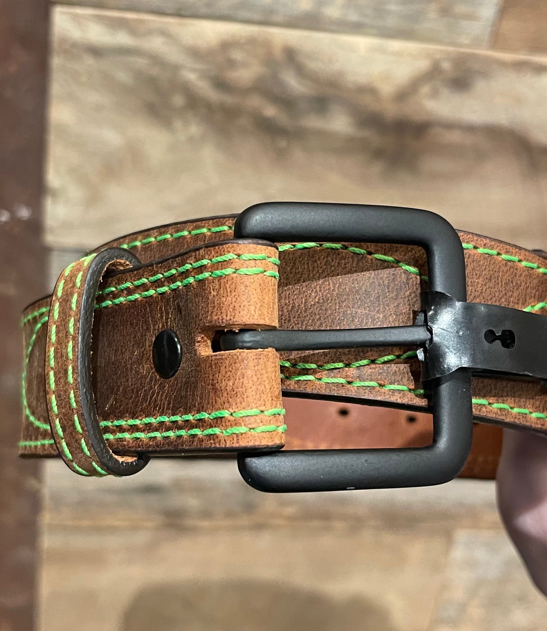 Heritage Leathers USA Green Rodeo Belt – Wiseman’s Western