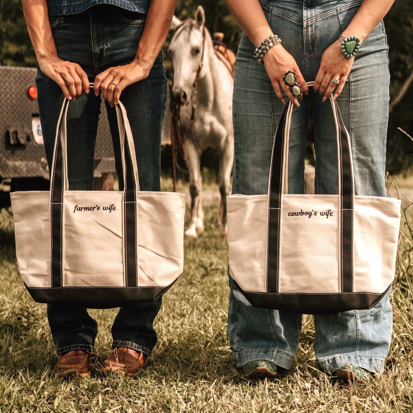 Wifey canvas tote bag