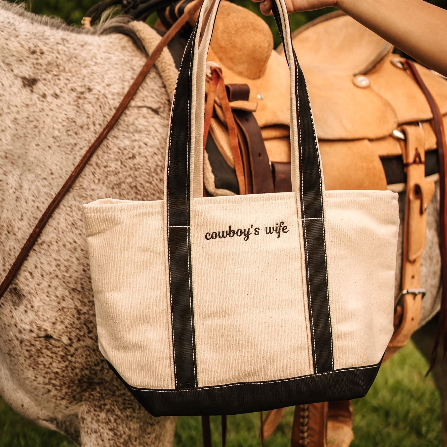 Wifey canvas tote bag