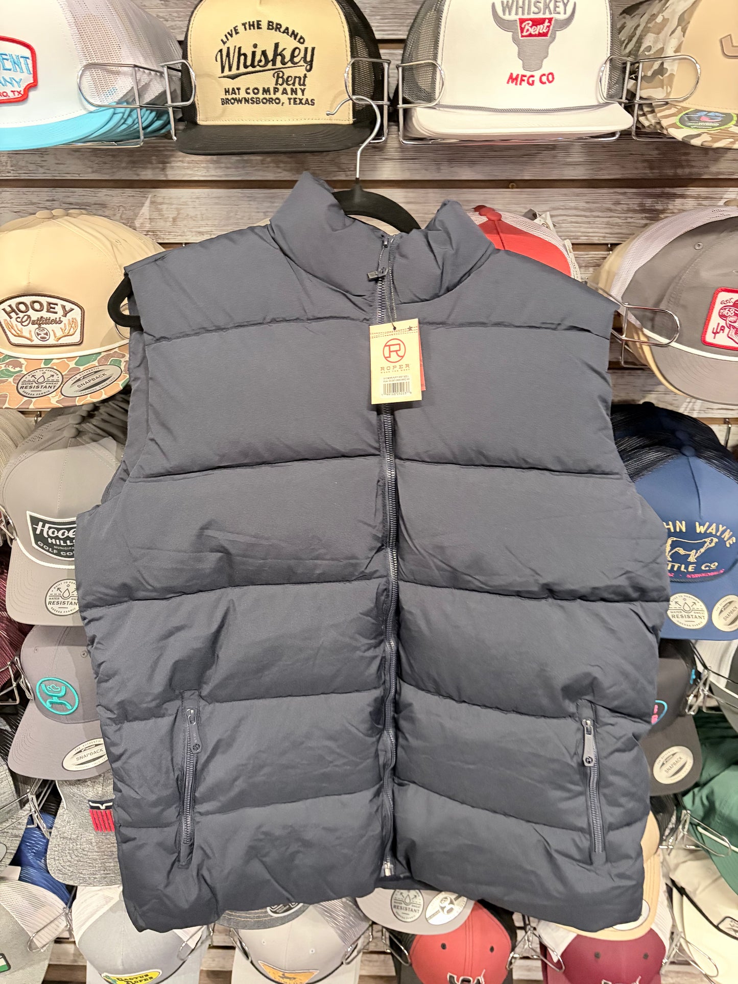 Roper Ron Vest Navy