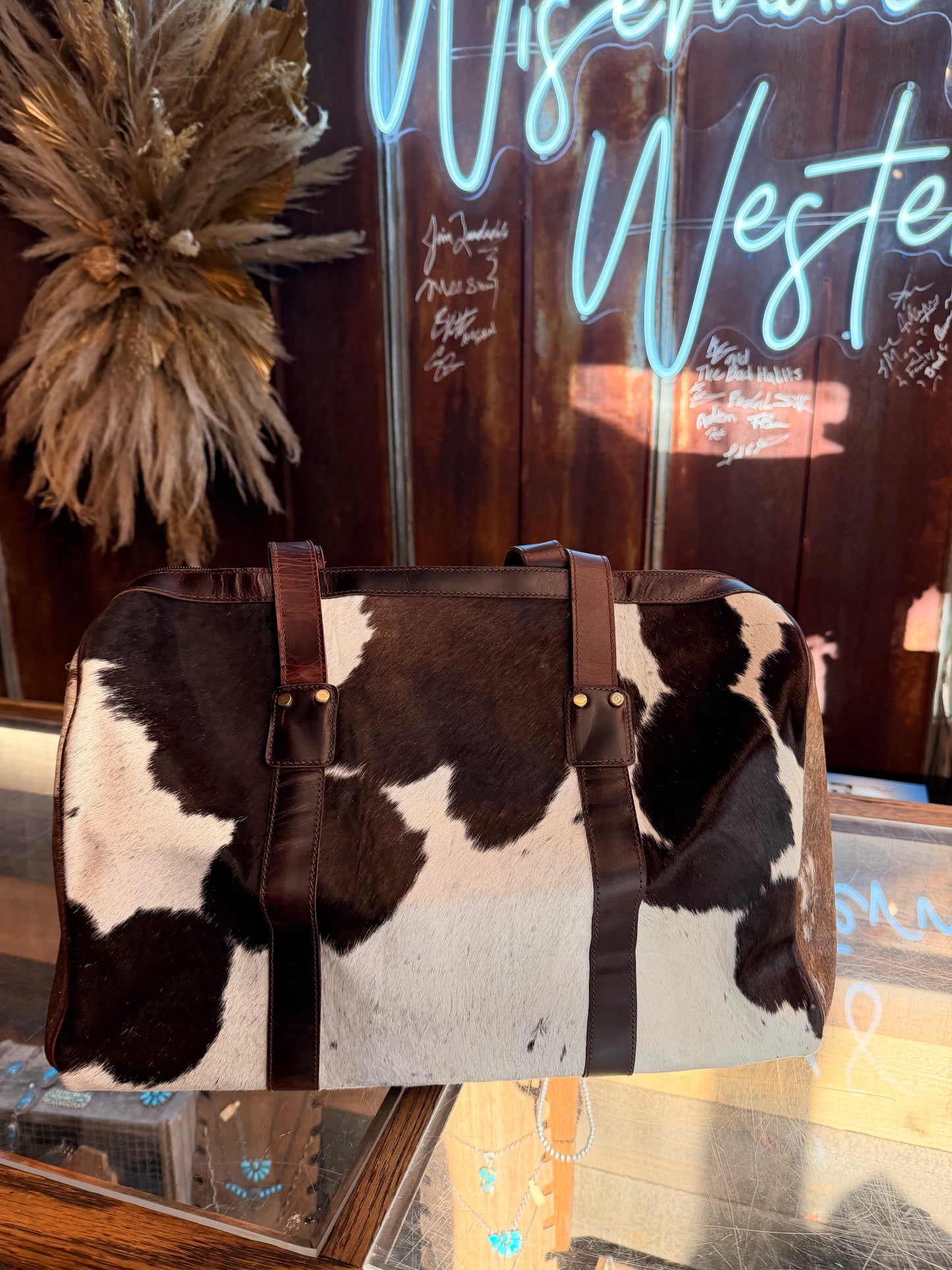 Henry Cowhide Duffle Travel Bag