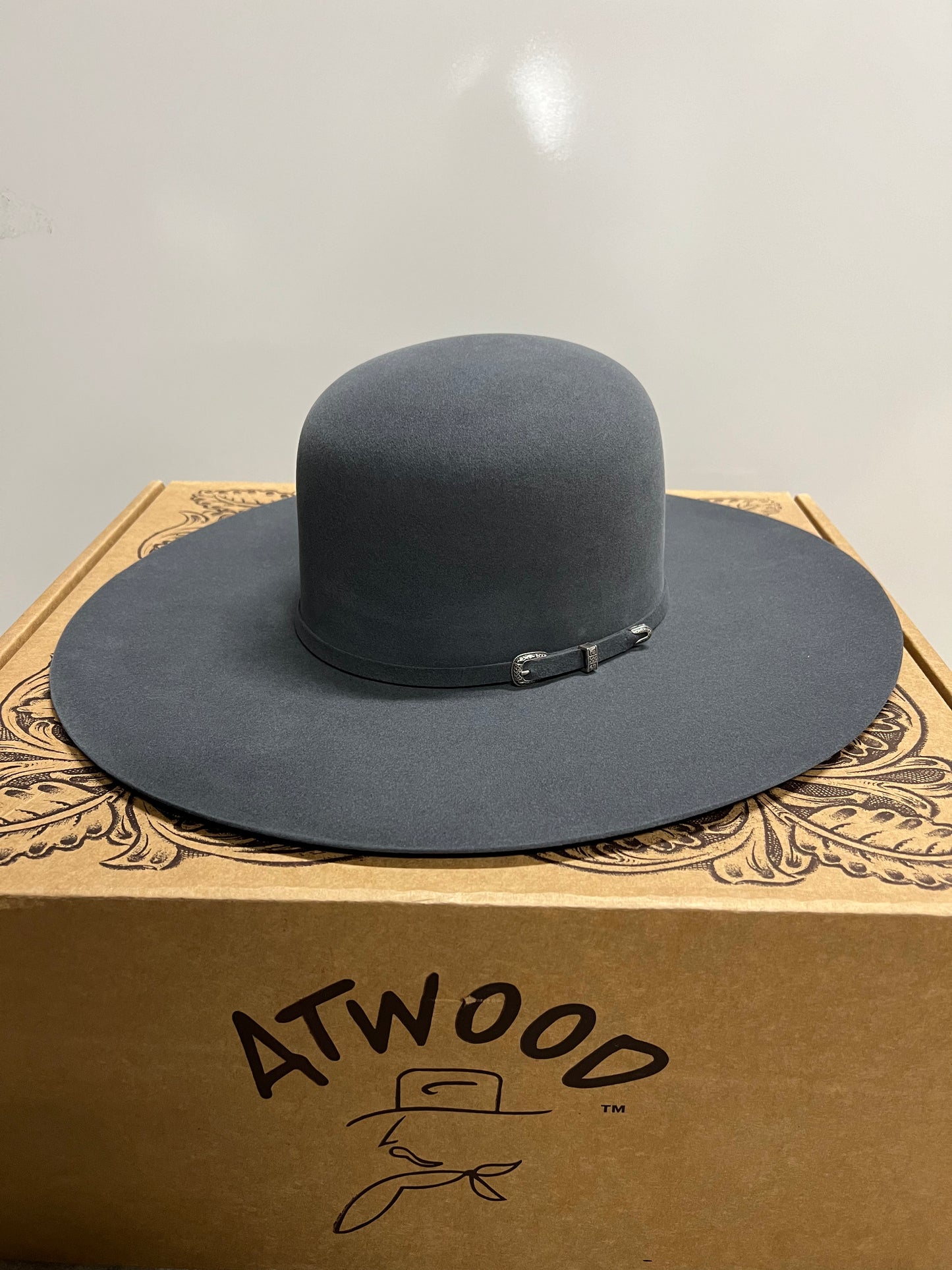 Atwood Steel Grey Open Crown Felt Hat