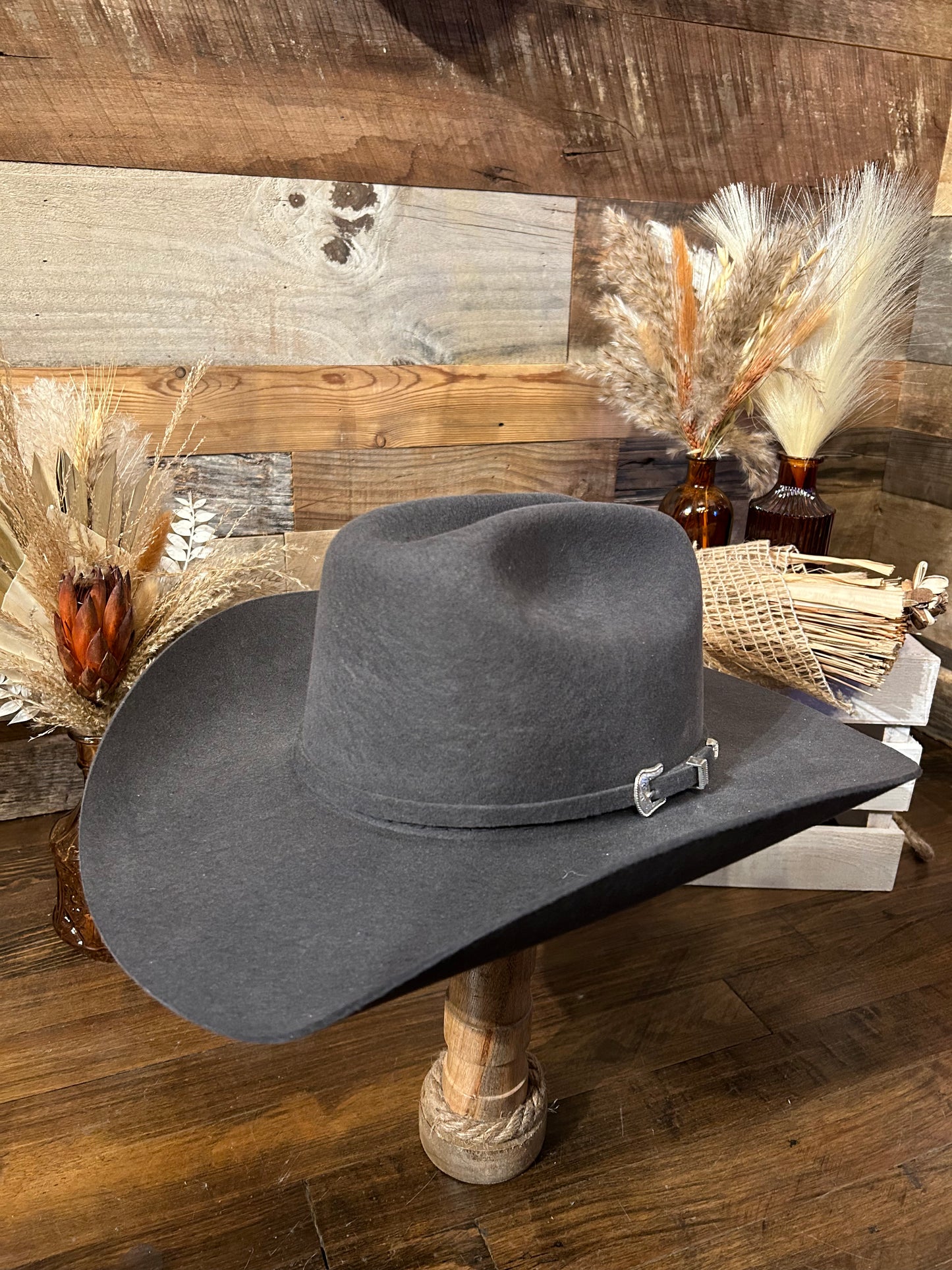 Resistol Tucker Granite Grey Cowboy Hat