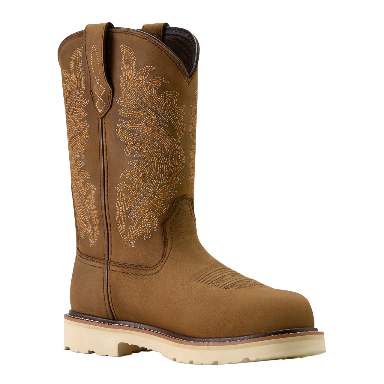 Ariat Men's Activator Argo Waterproof Distressed Brown Work Boots