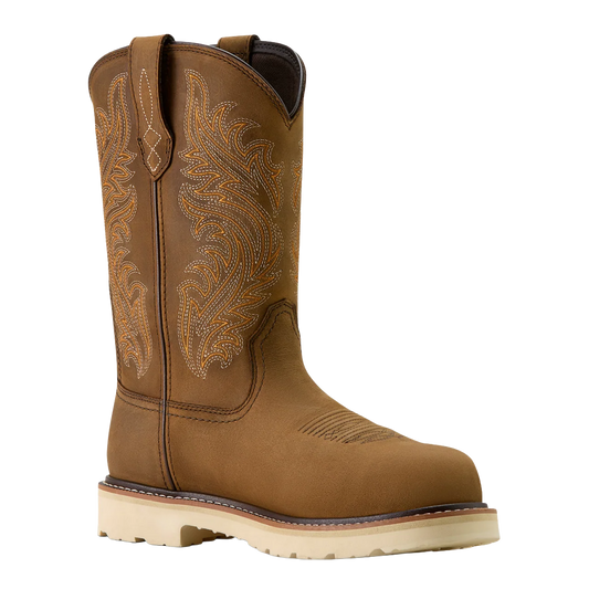 Ariat Men's Activator Argo Waterproof Distressed Brown Work Boots