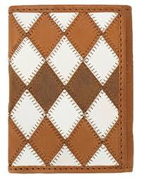 Nacona Tri-Fold Diamond Patch Wallet