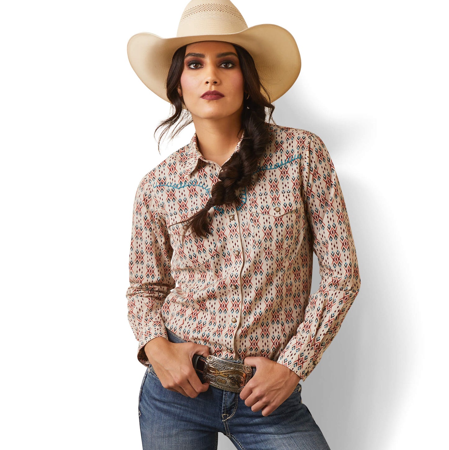 ARIAT REAL CIMARRON SNAP UP