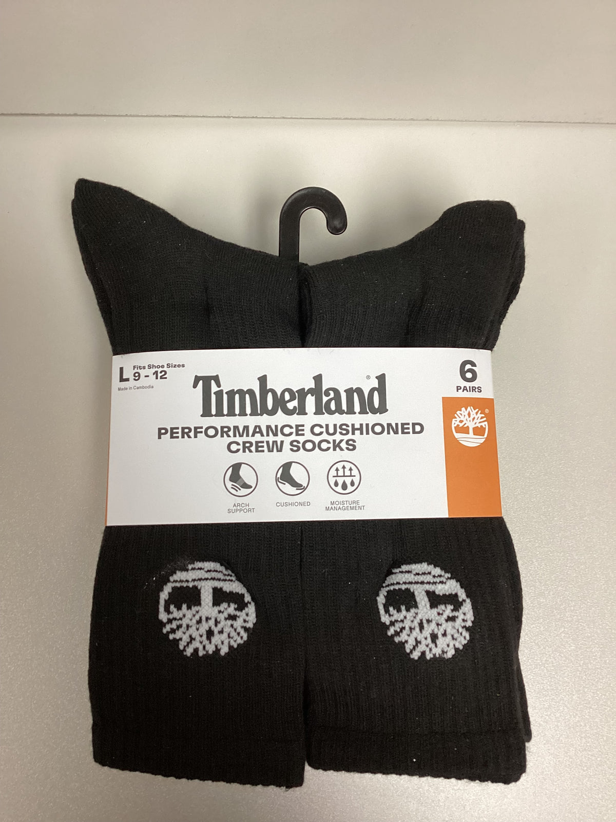 Timberland Performance Crew Socks 6 Pack