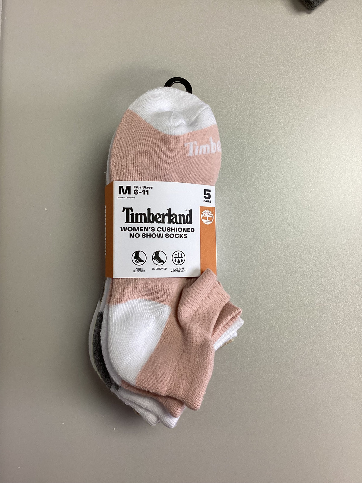 Timberland Women's No Show Socks 5 Pack