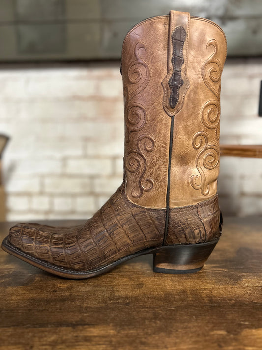 Black Jack Sueded Caiman Tail boots