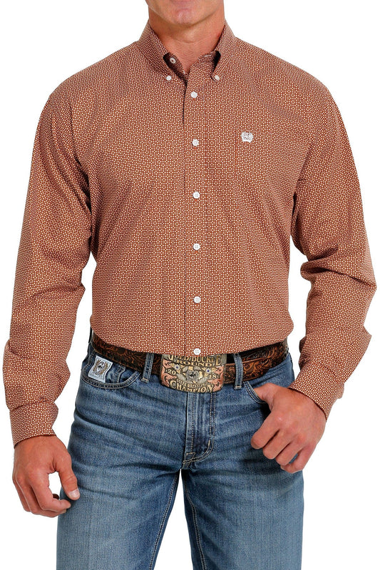 Cinch Men’s Floral Geometric Button Up