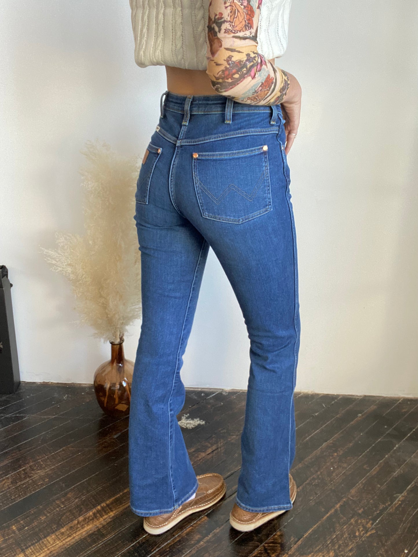 Final Sale ✨ Wrangler Dusty Cobalt Denim Bootcut