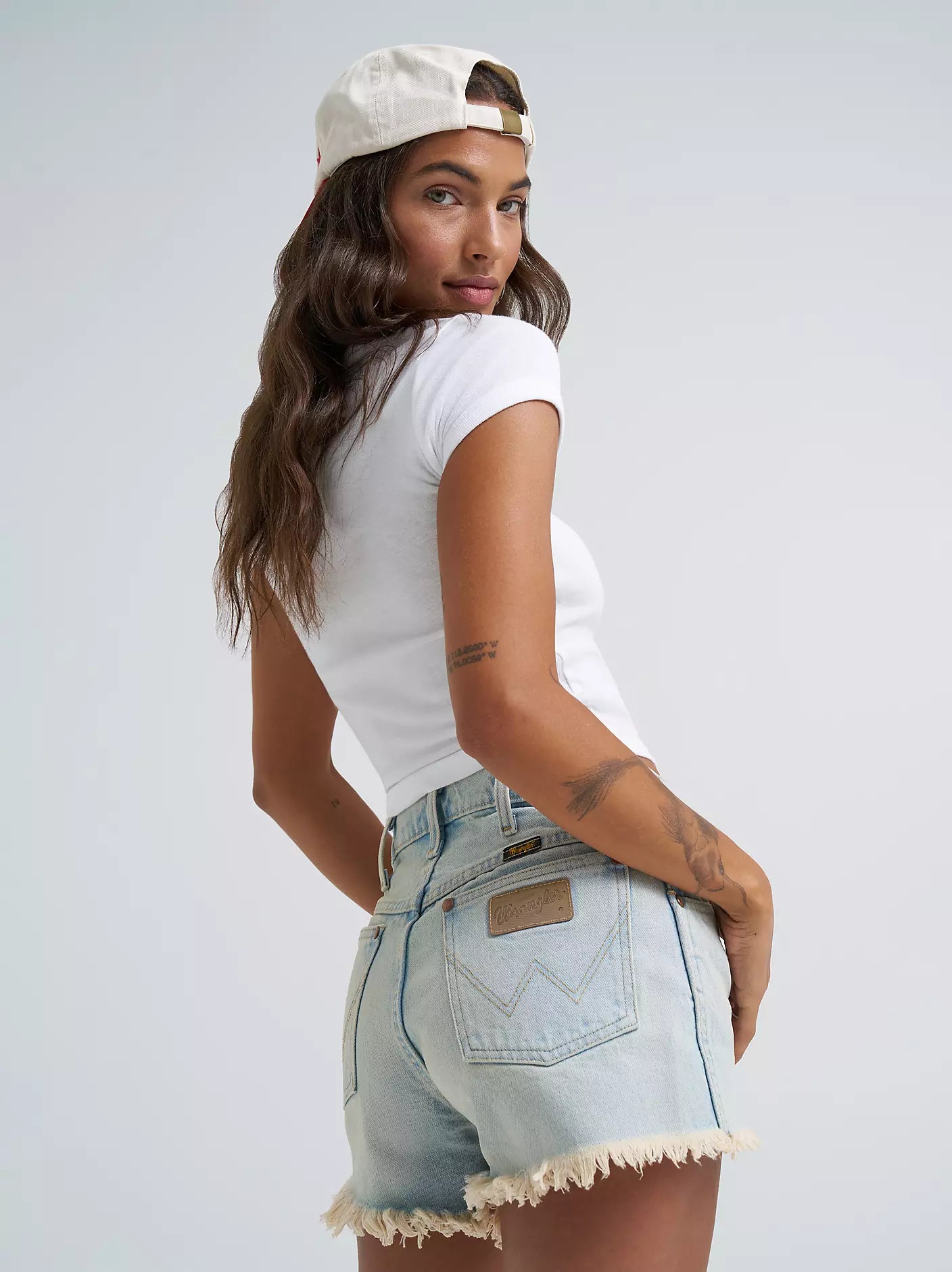 Wrangler Bleach Reworked Shorts
