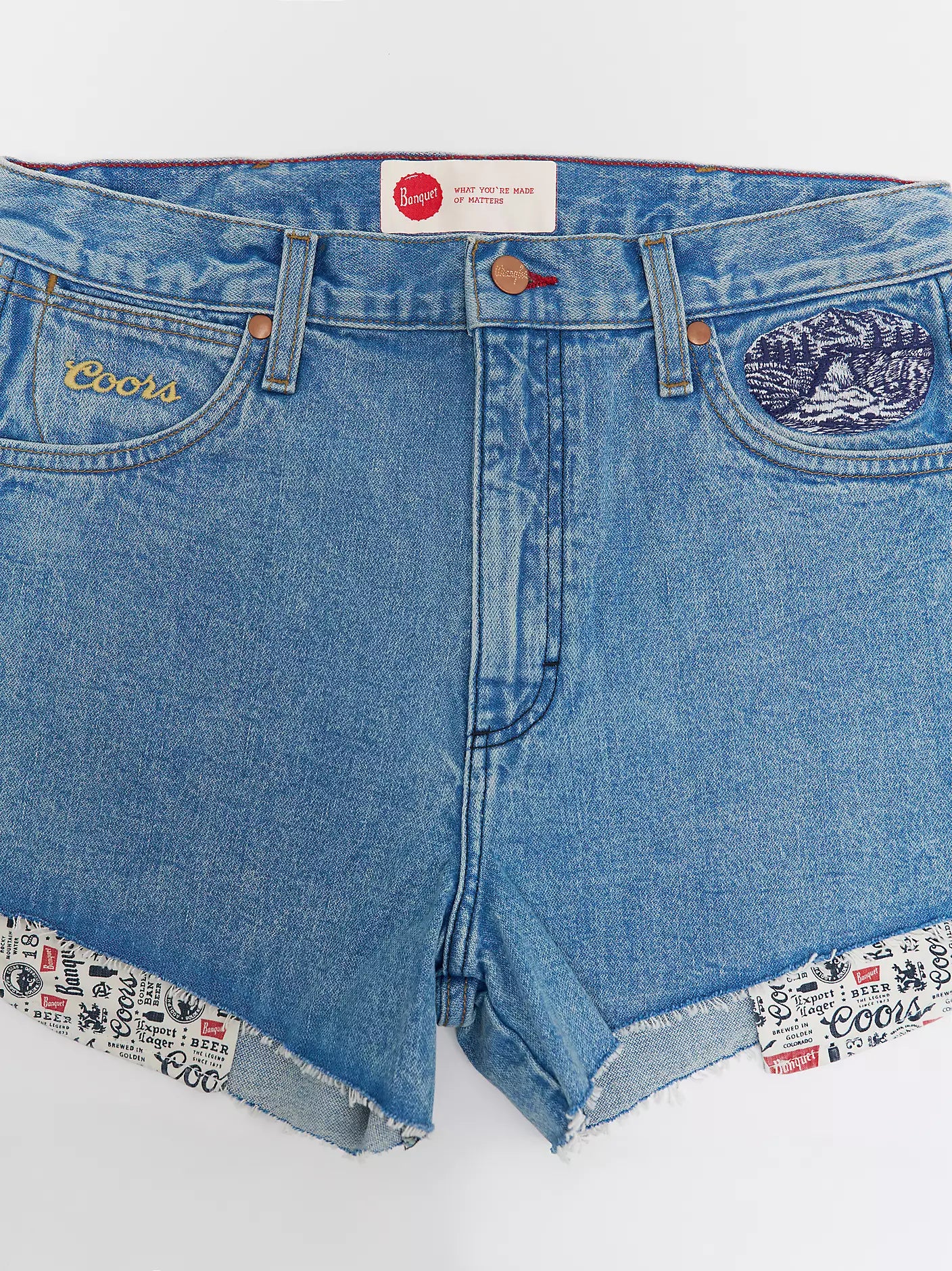 Wrangler Coors Banquet Reworked Shorts