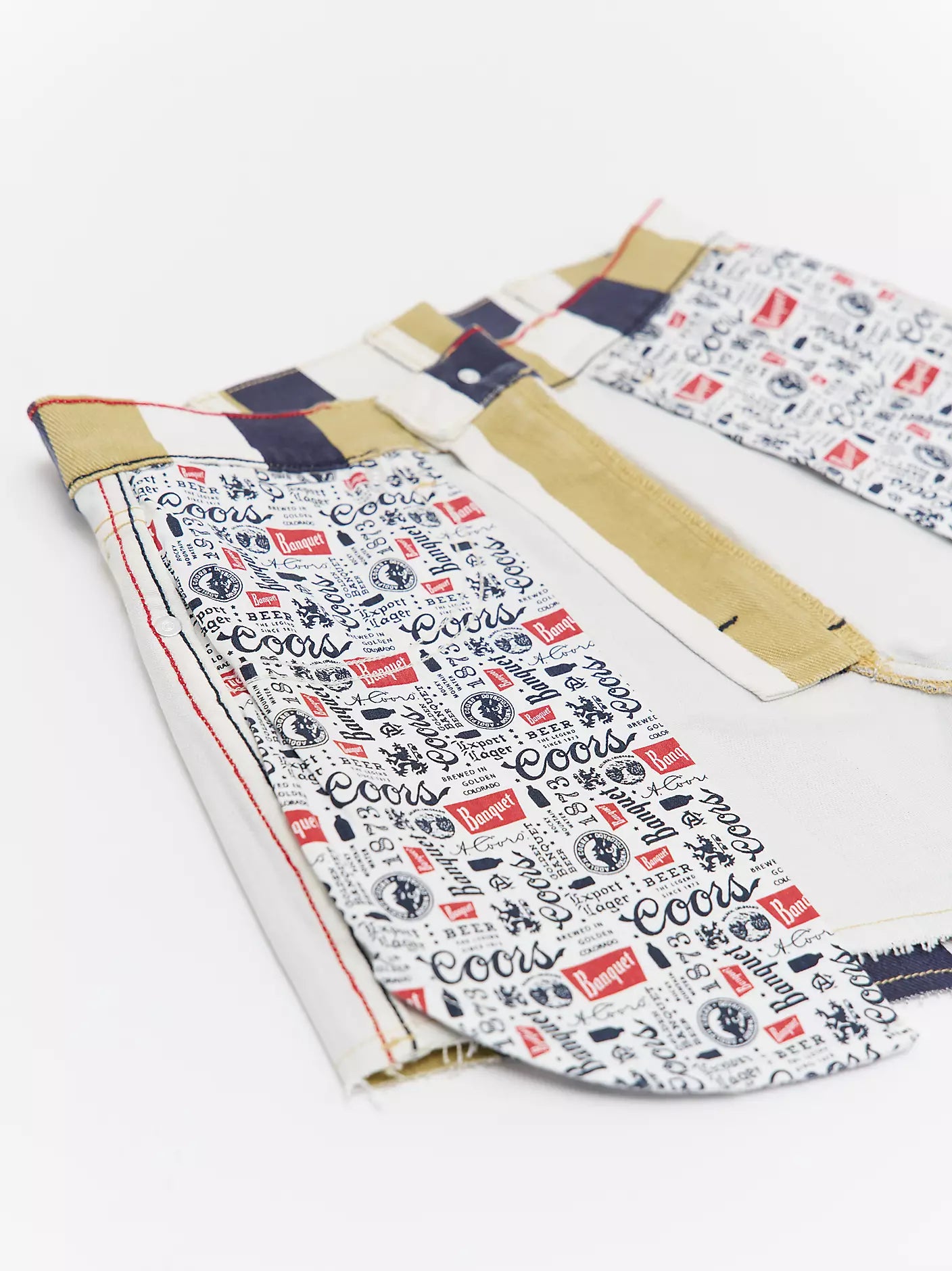 Wrangler Reworked Coors Stripe Shorts