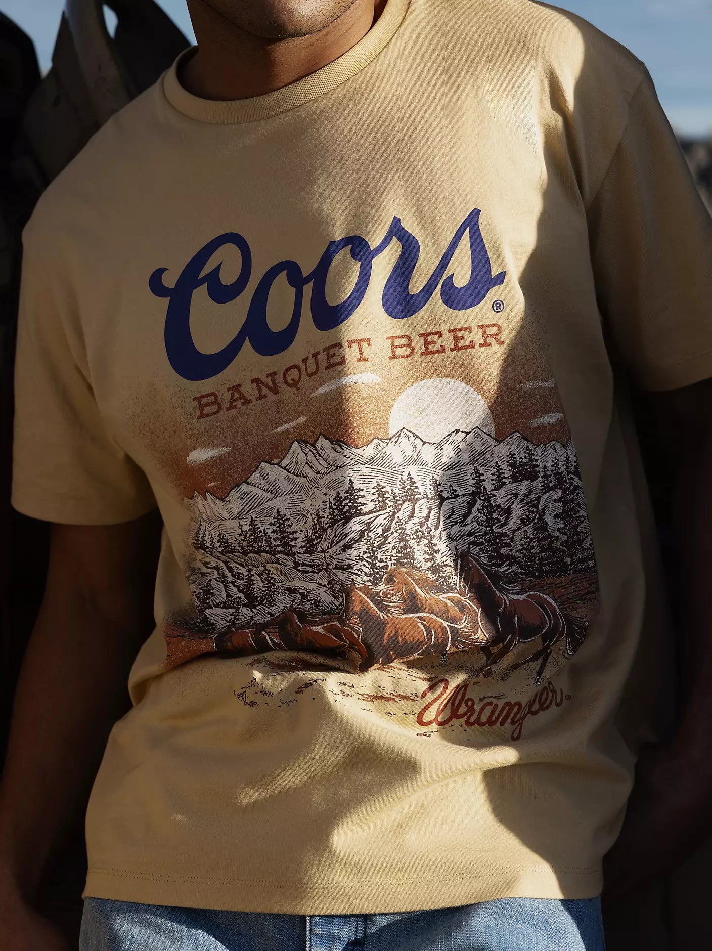 Wrangler Coors Horses T-Shirt