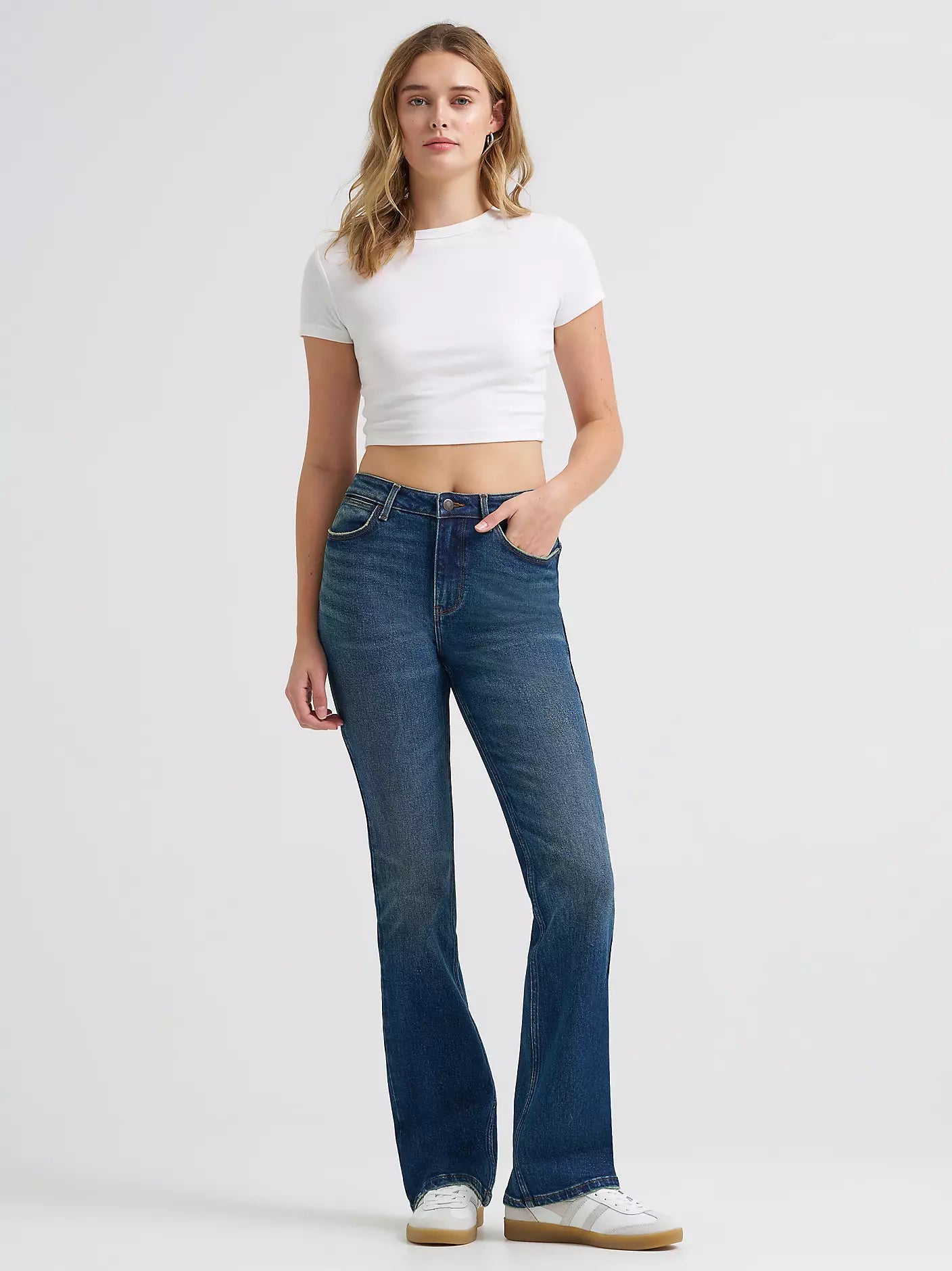 Wrangler Lasso Lake Blue Bootcut