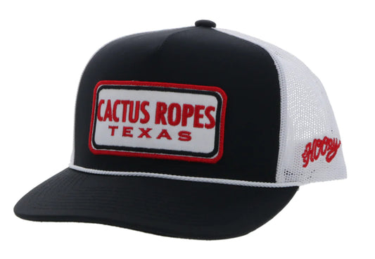 Cactus Ropes Black/White With Red
