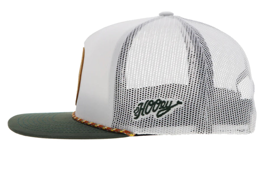 Spur Hat White w/Leather