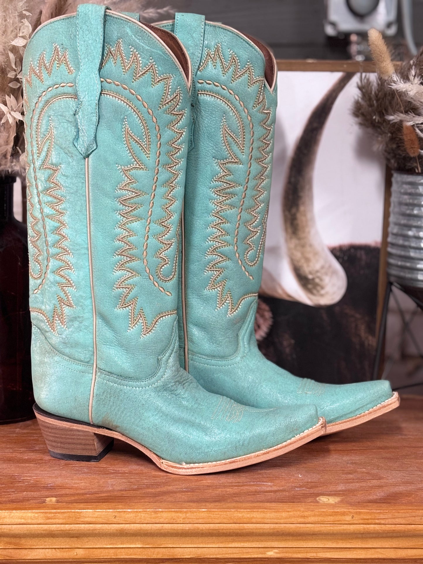 Corral Turquoise Embroidery Women's Boots