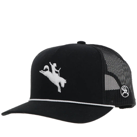 Whit Hat Black With White Logo