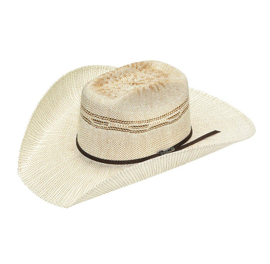 Wide Brick Bangora Straw Cowboy Hat