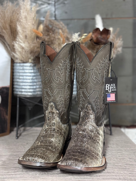 Black Jack Reverse Caiman Tail Boots