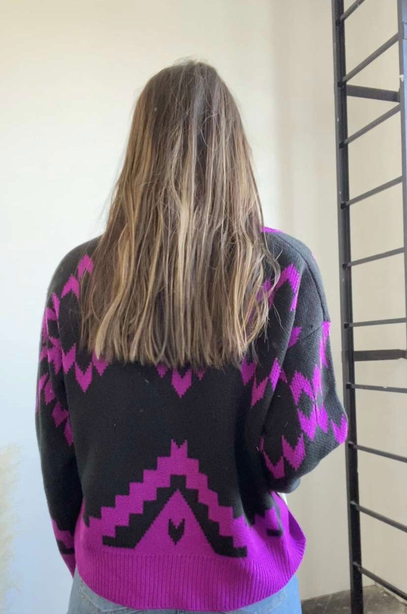 Final Sale  ✨ Wrangler Retro Violet Dreams Sweater