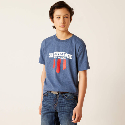 Youth Banner Shield SS Tee