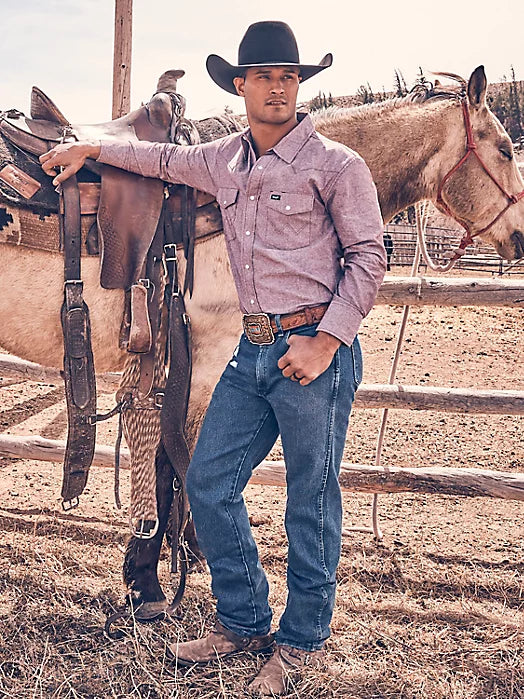 Wrangler Cowboy Cut Chambray Snap Up