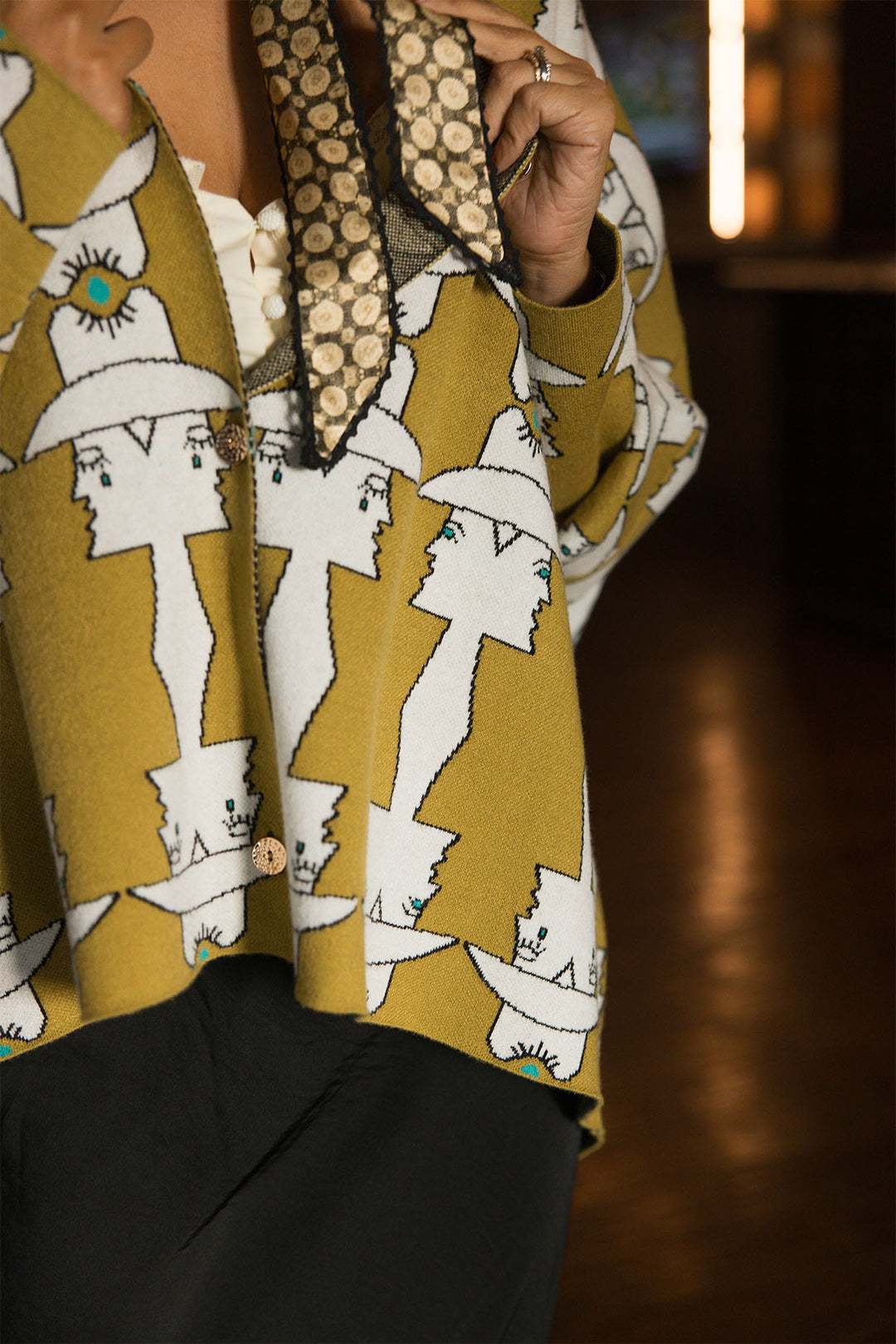 The Mod Maud Boyfriend Cardigan