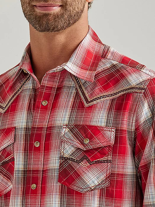 Rock 47 Apple Red Plaid With Stitching