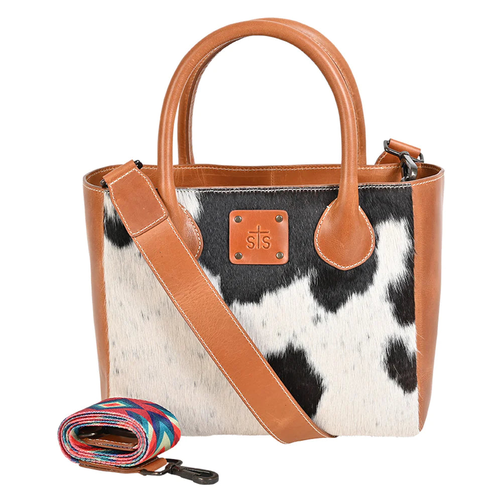 Basic Bliss Cowhide Satchel