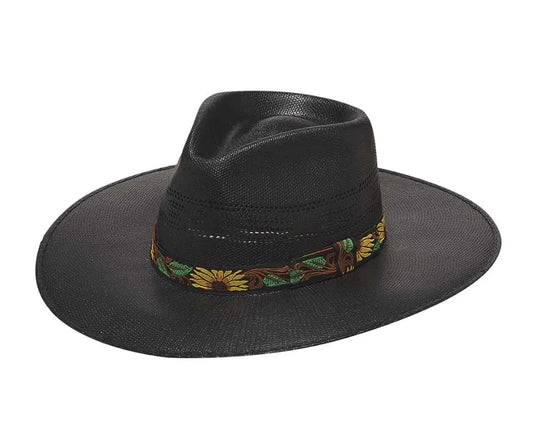 Pinch Front Sunflower Straw Hat