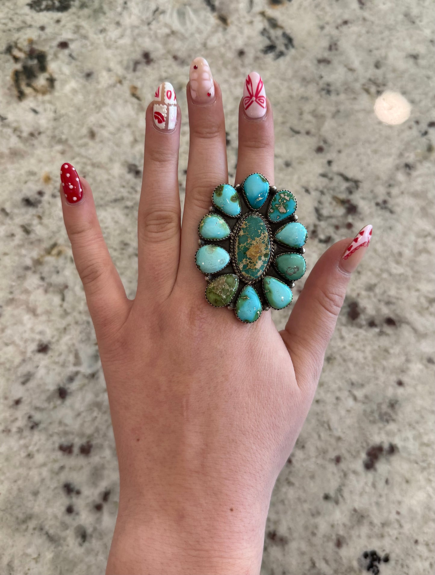 Authentic Mallory Cluster Ring