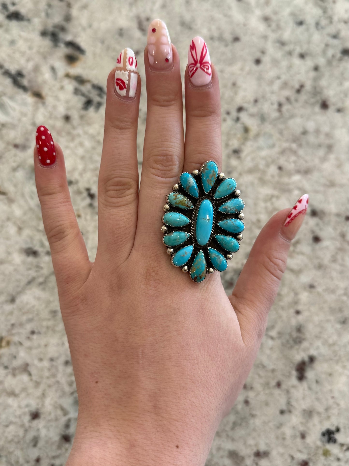 Authentic Jensen Cluster Ring