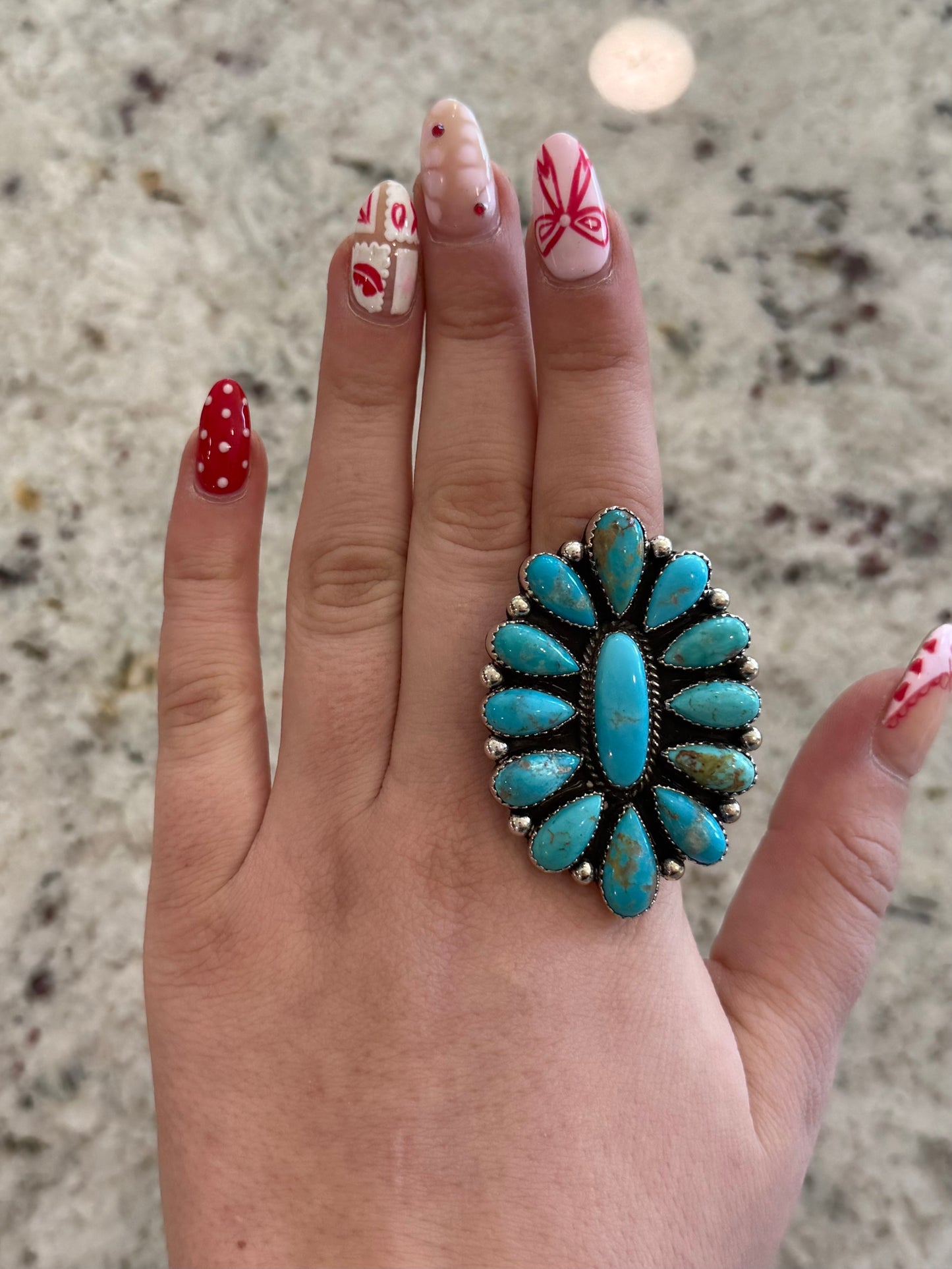 Authentic Jensen Cluster Ring