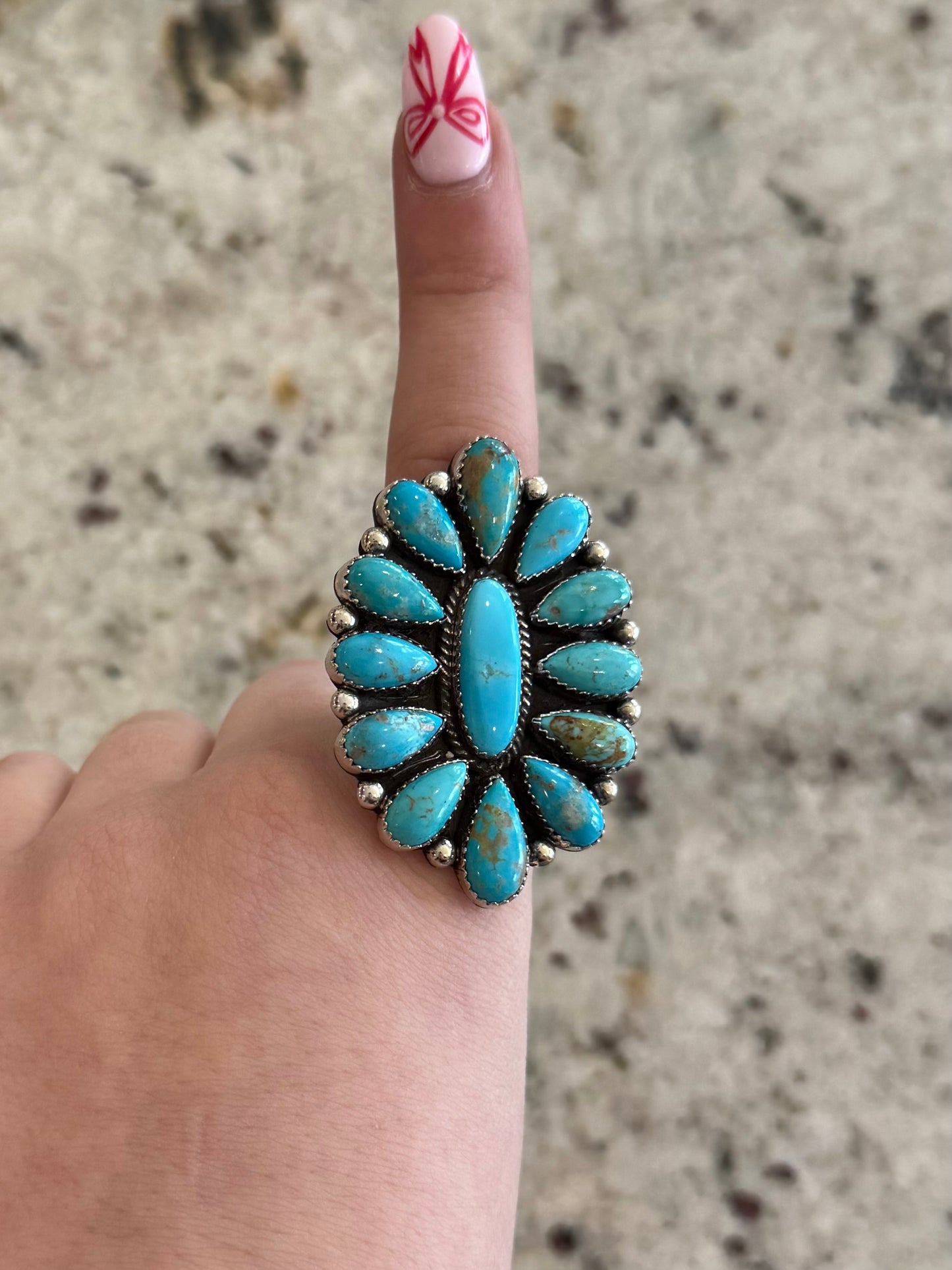 Authentic Jensen Cluster Ring