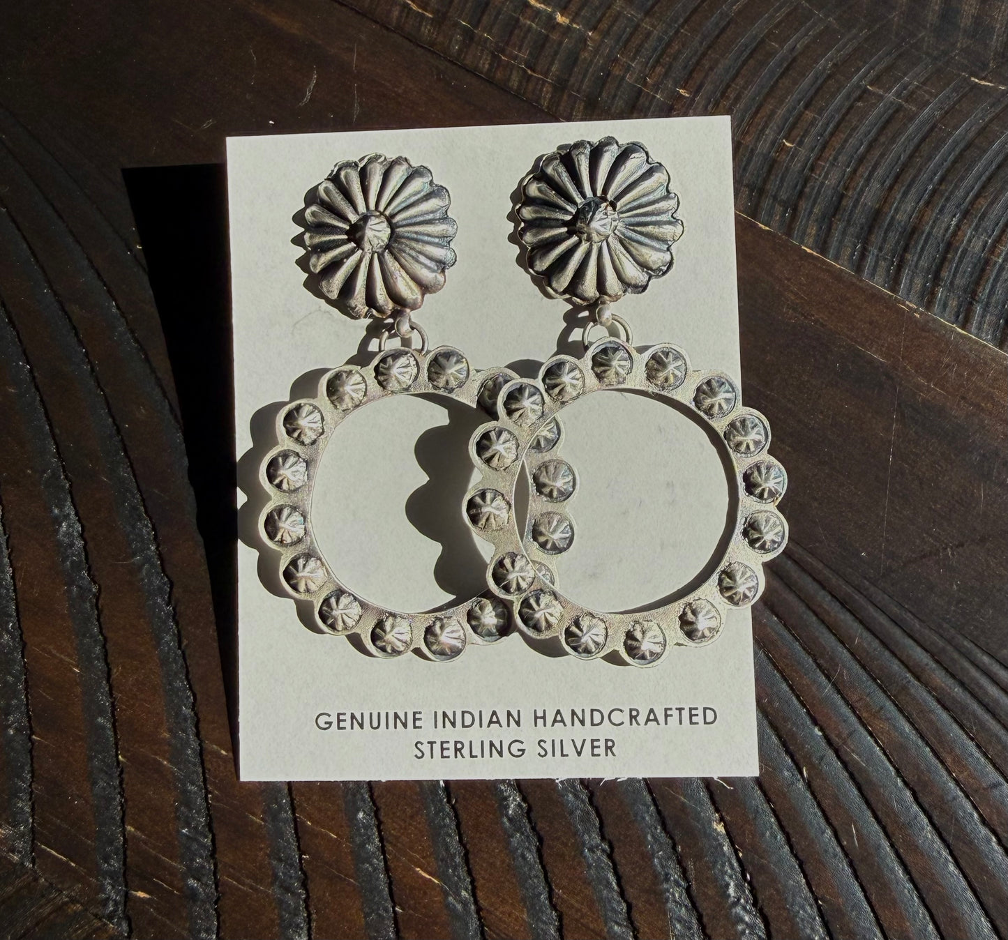 Authentic Sterling Floral Earring
