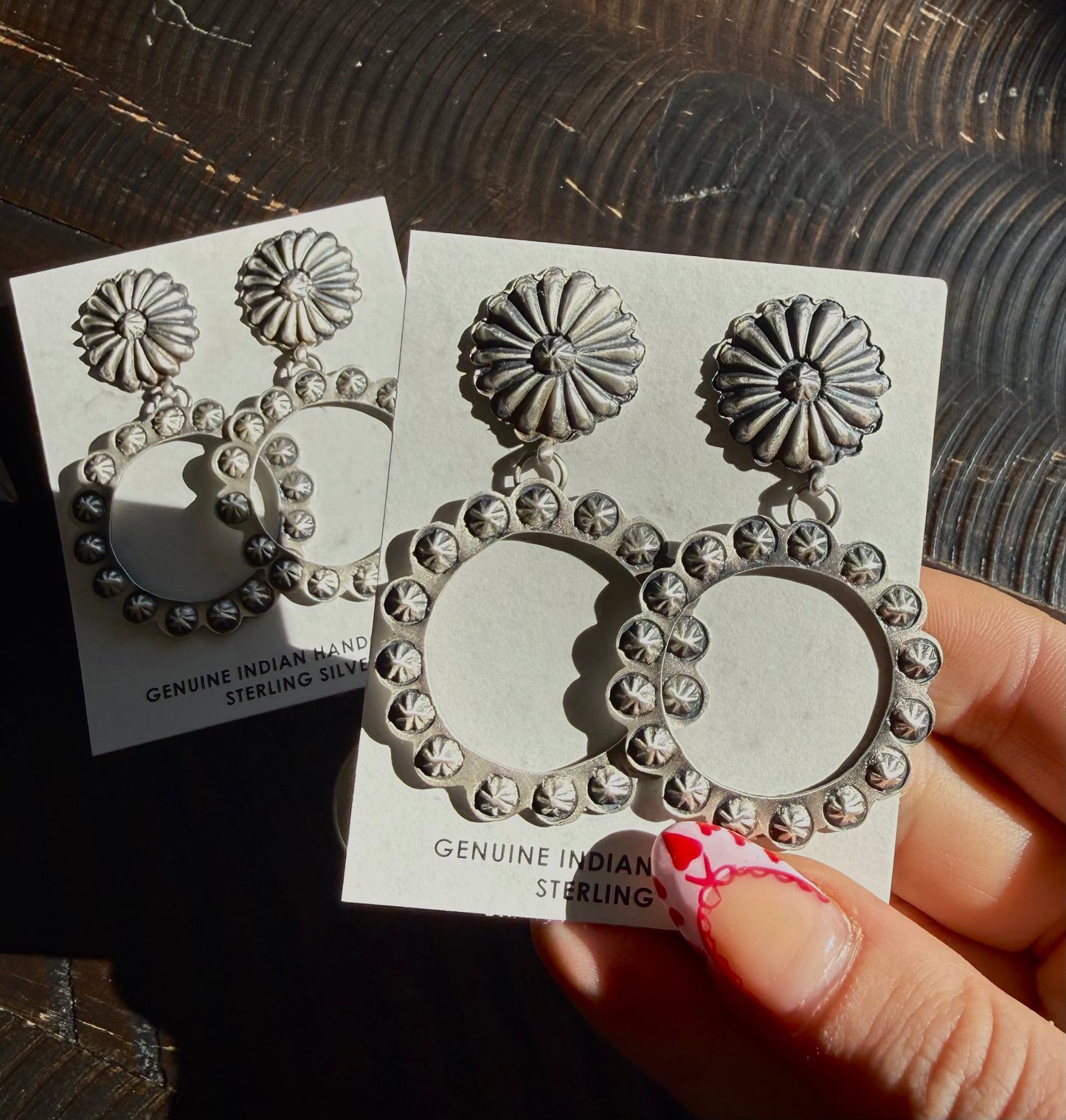 Authentic Sterling Floral Earring