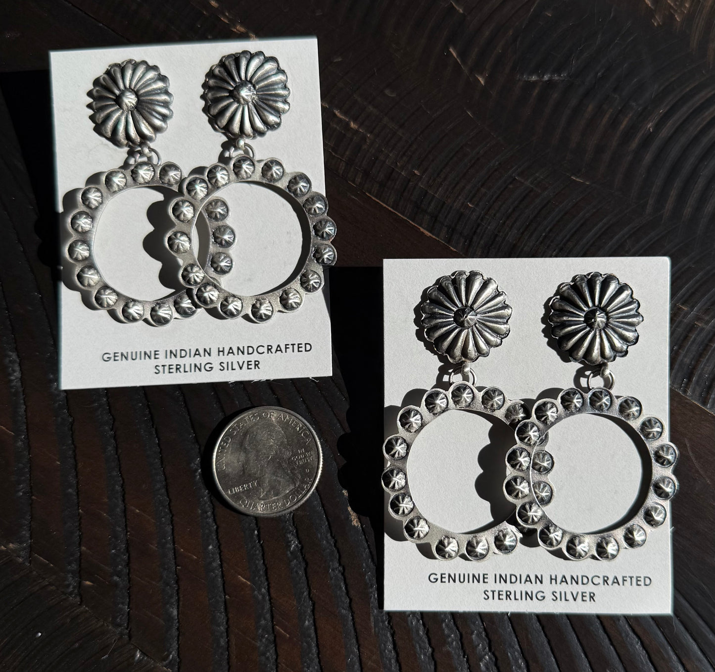 Authentic Sterling Floral Earring