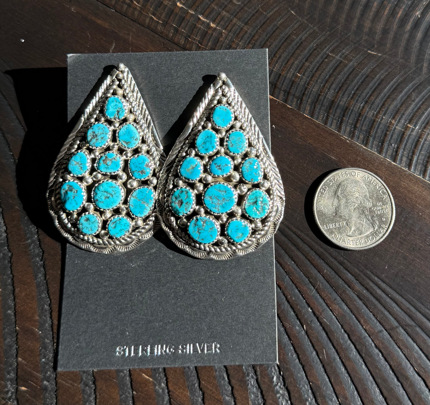 Authentic Turquoise Rain Earrings